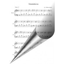 Klaviernoten - Greensleeves